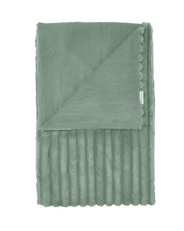 Catherine Lansfield Cosy Ribbed Throw