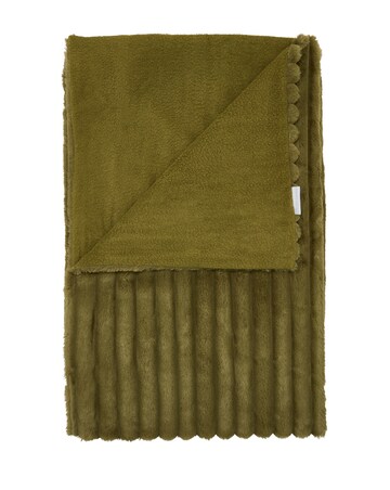 Catherine Lansfield Cosy Ribbed Throw