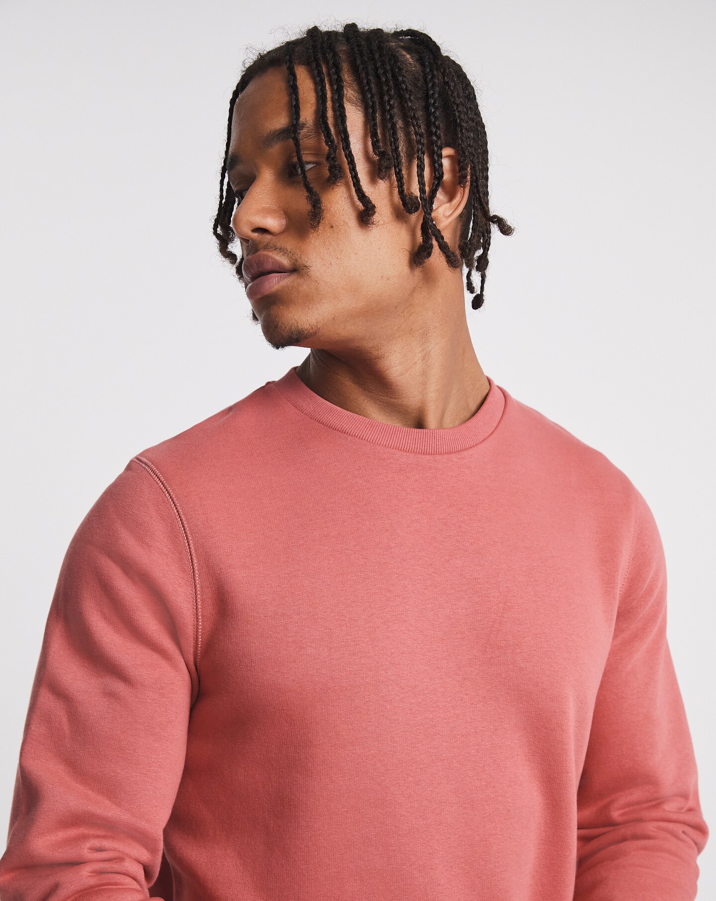 Long red sweatshirt hotsell