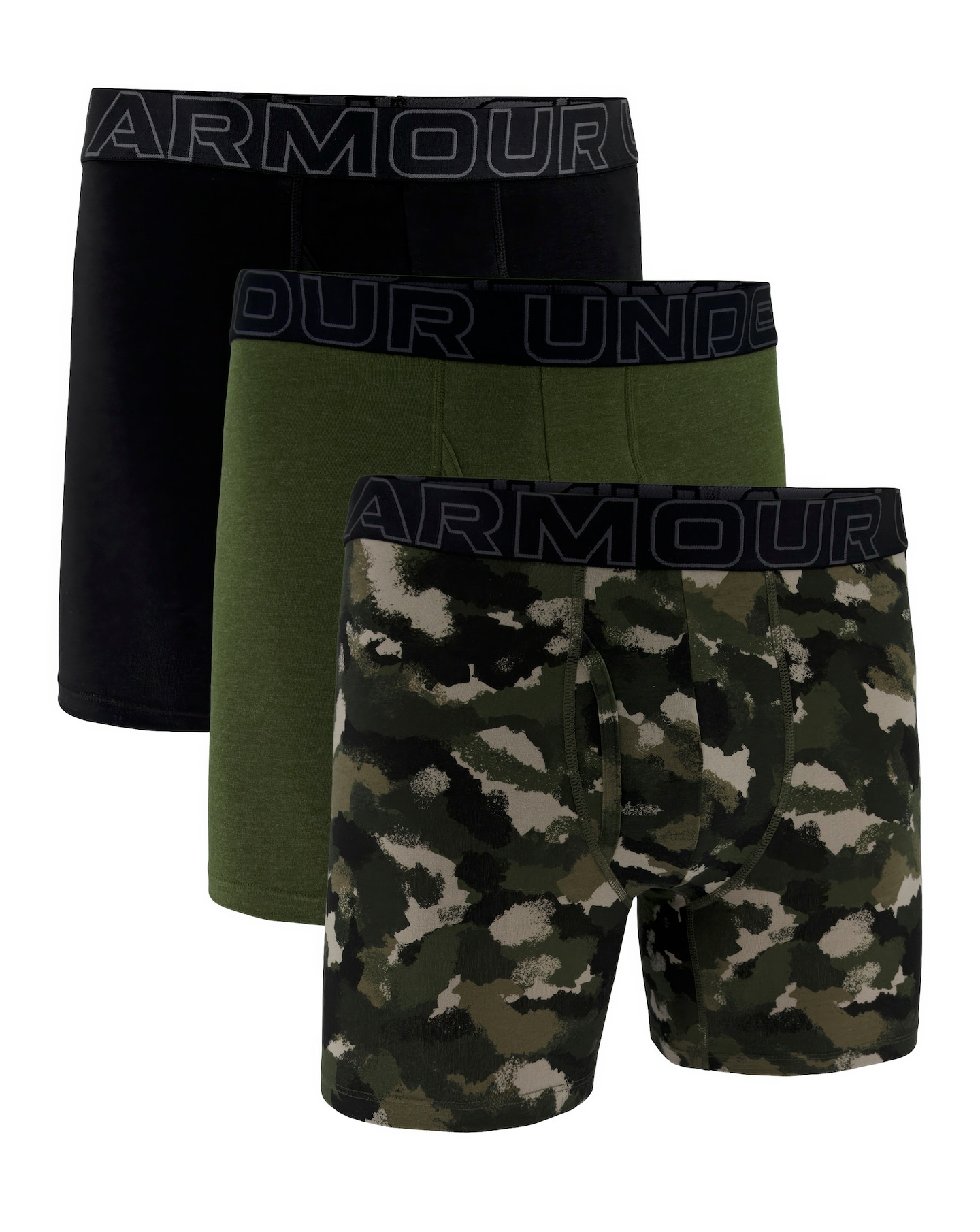 Under Armour Cotton Print 3 Pack Boxers