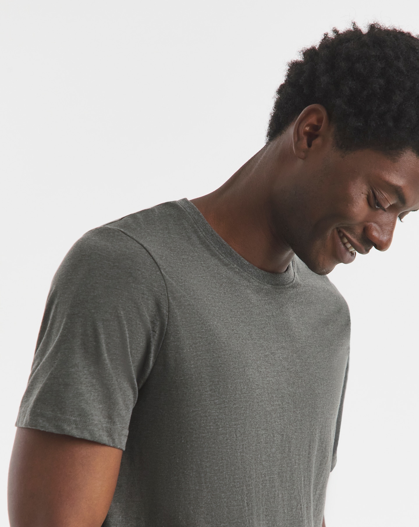 Pure Cotton Crew Neck T-Shirt Long