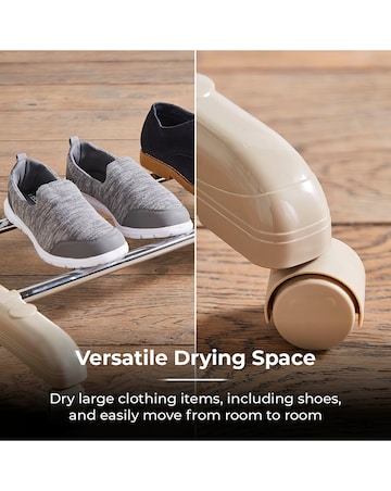 Tower 3 Tier Garment Rack Latte