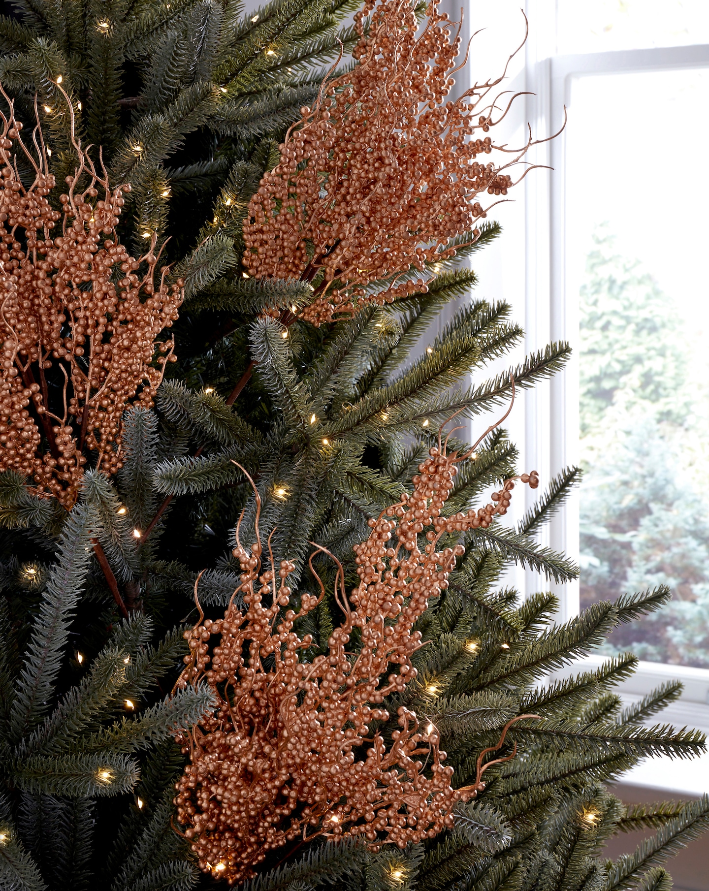 Gold Berry Stem - Set of 3