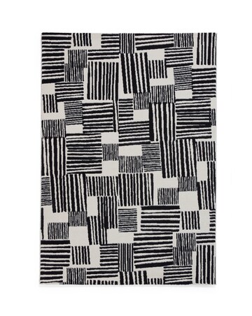 Catherine Lansfield Blocks Modern Abstract Rug