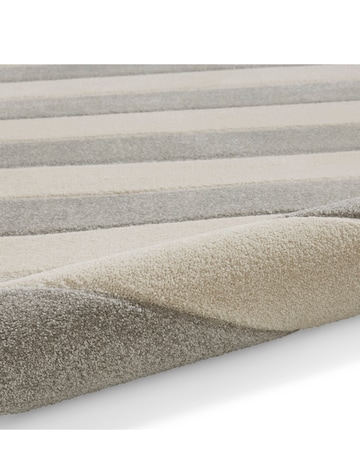 Catherine Lansfield Cove Stripe Modern Carved Rug