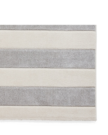Catherine Lansfield Cove Stripe Modern Carved Rug