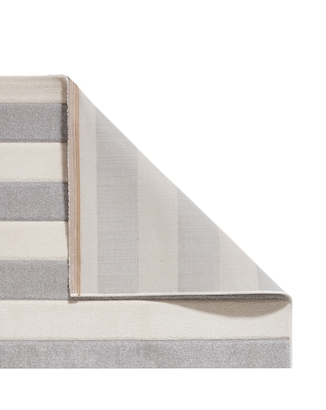 Catherine Lansfield Cove Stripe Modern Carved Rug