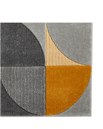 Think Rugs Matrix Modern Geometric Rug - Curves