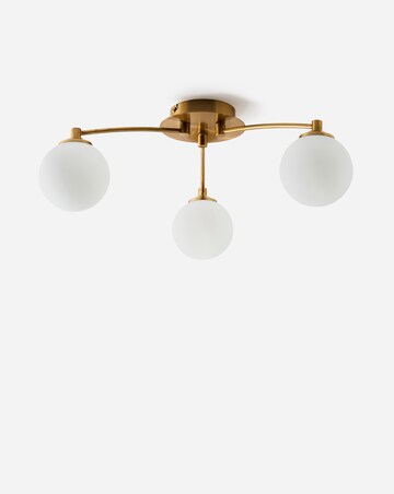 3 Glass Shades Ceiling Light