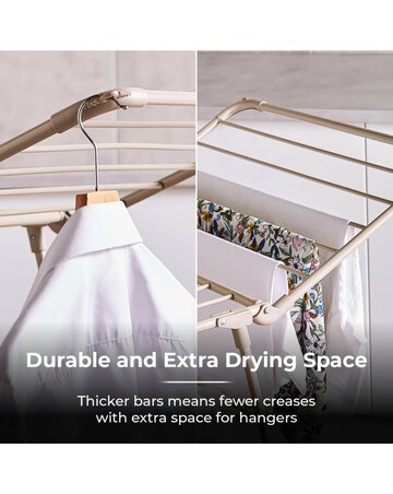 Tower Latte Winged Clothes Airer