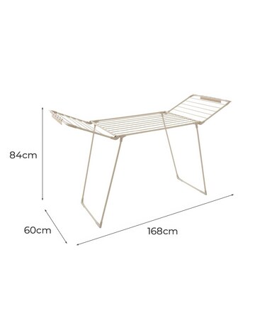 Tower Latte Winged Clothes Airer