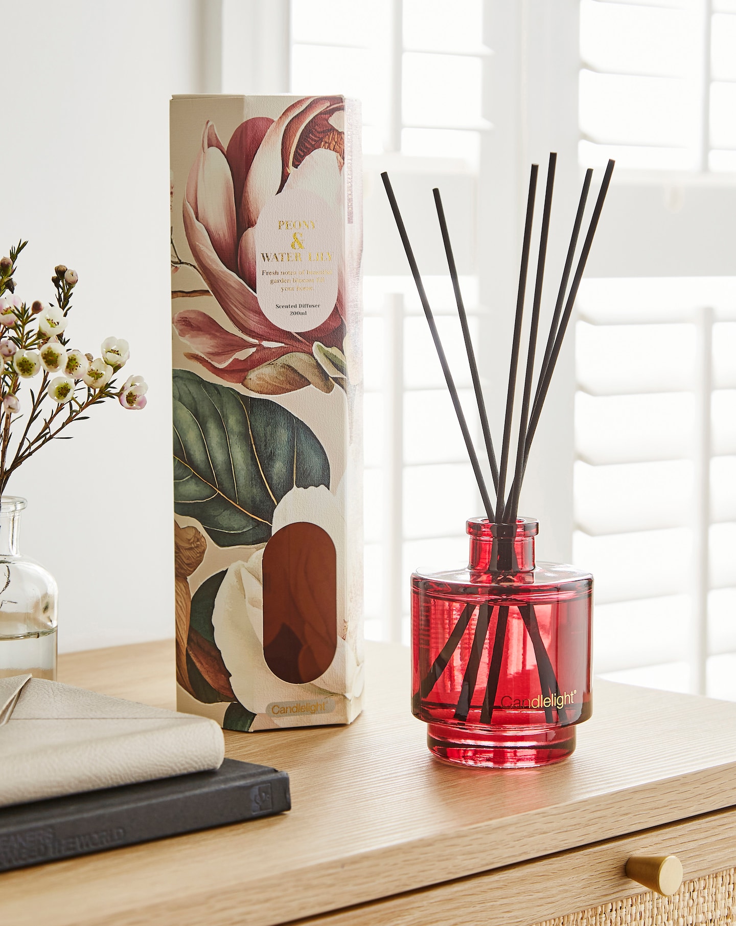 New In - Peony & Water Lily Reed Diffuser 200ml