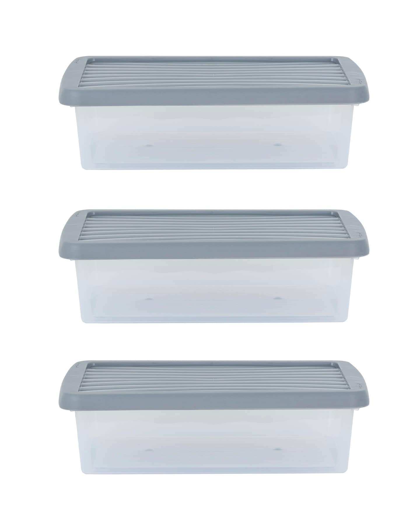 New In - Wham 8L Stackable Box & Lid 3Pk