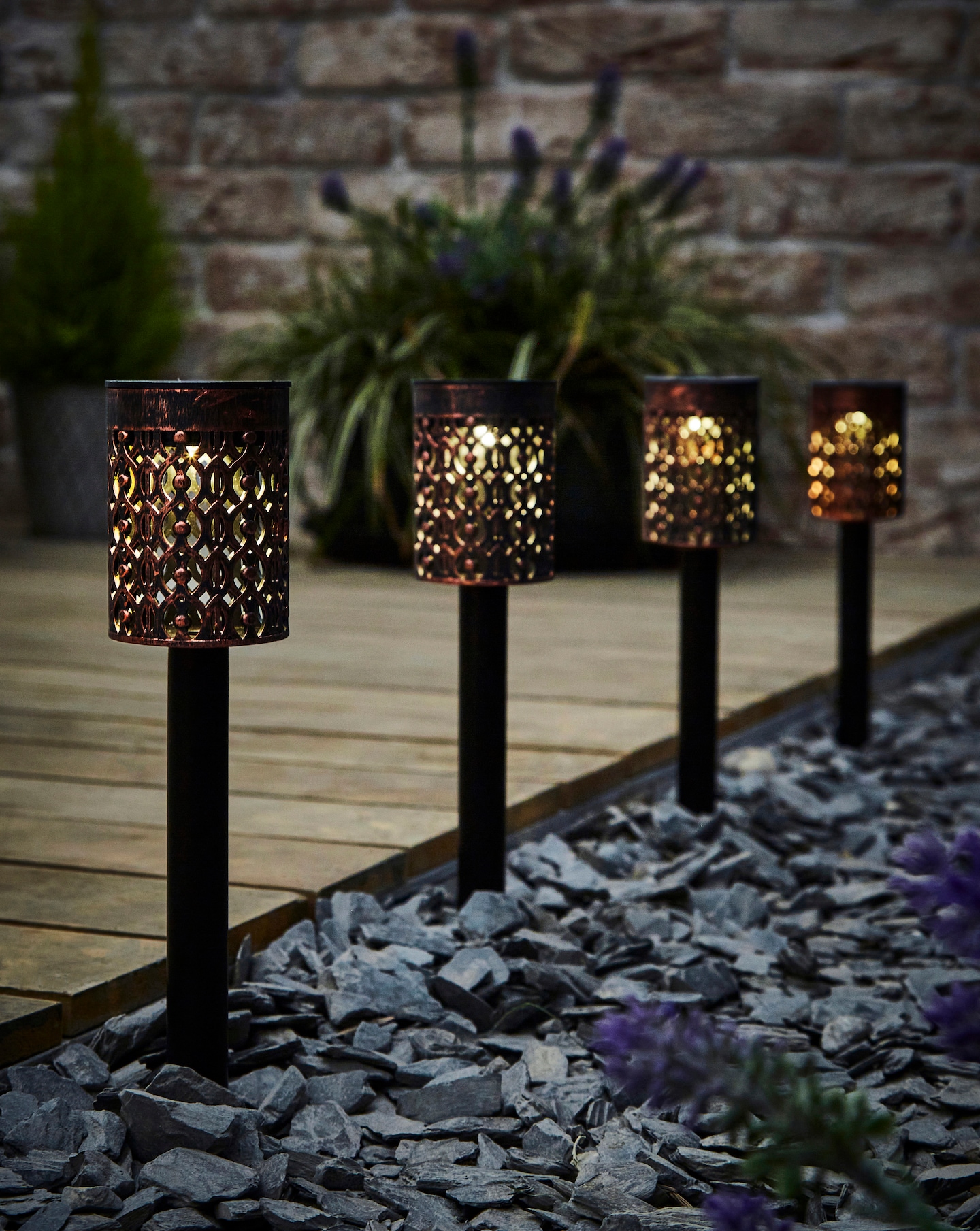 New In - 8 Moroccan Solar Stake Lights