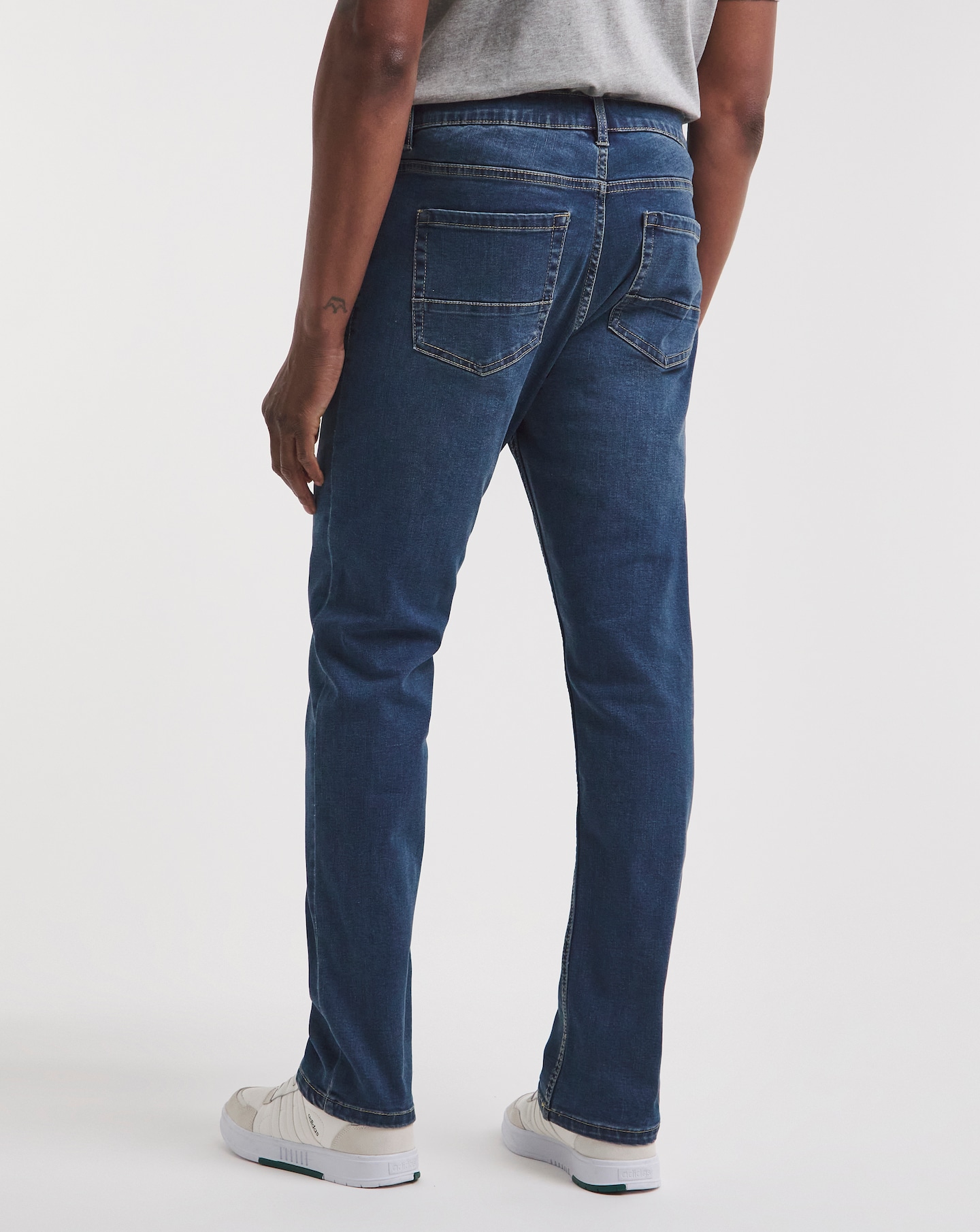 Straight fit sales stretch jeans