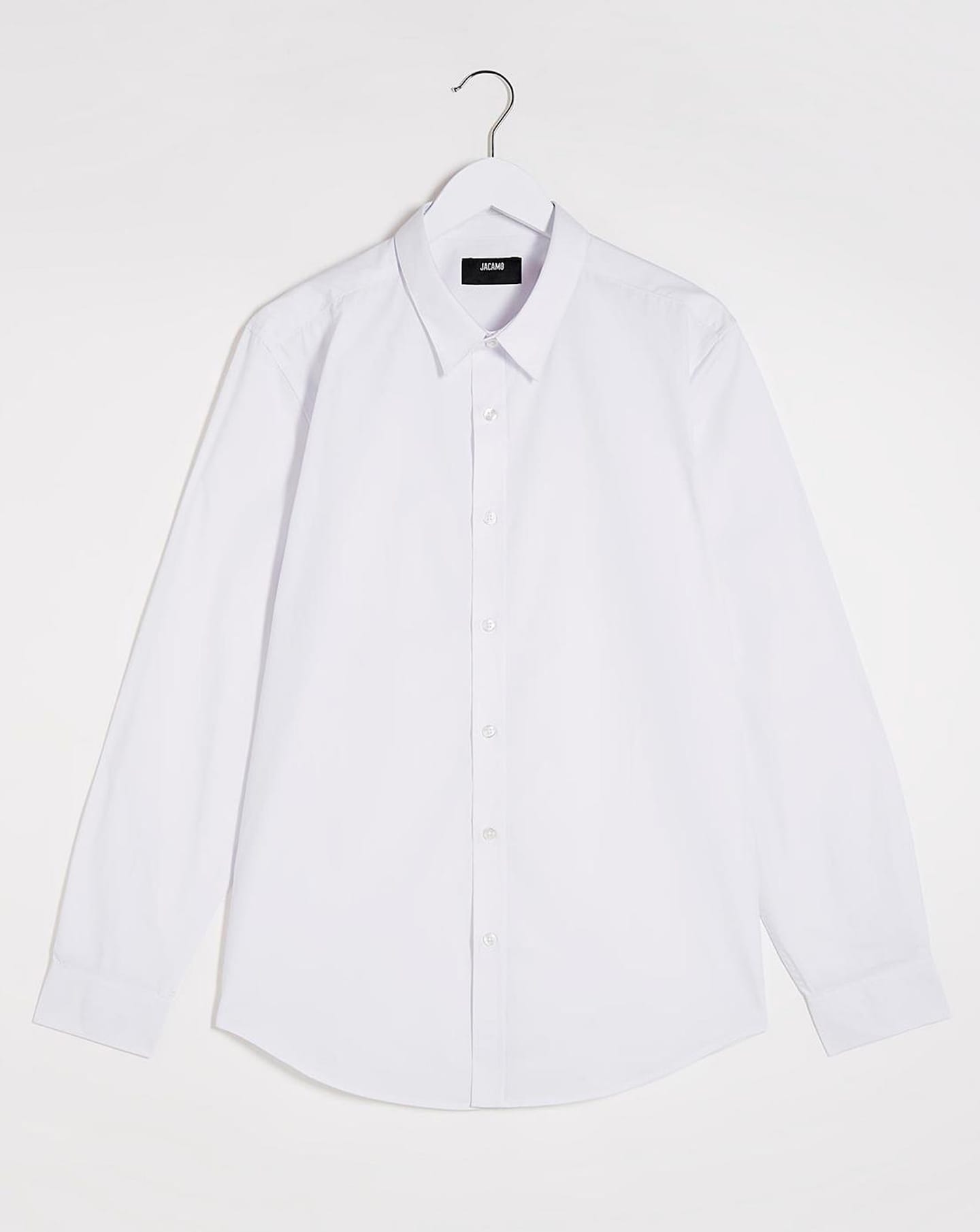 White Long Sleeve Formal Shirt Reg