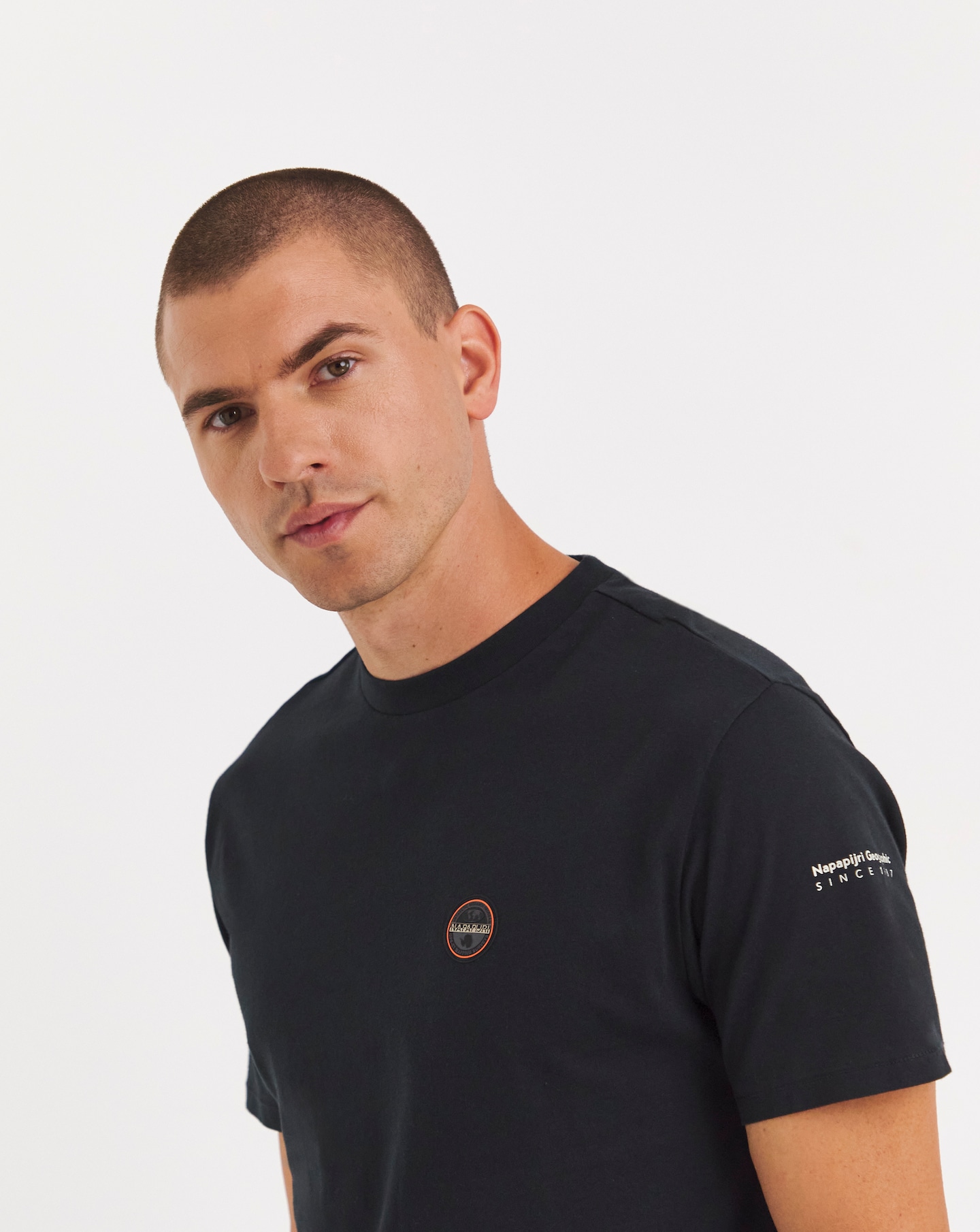 Napapijri Badge T-Shirt - Black
