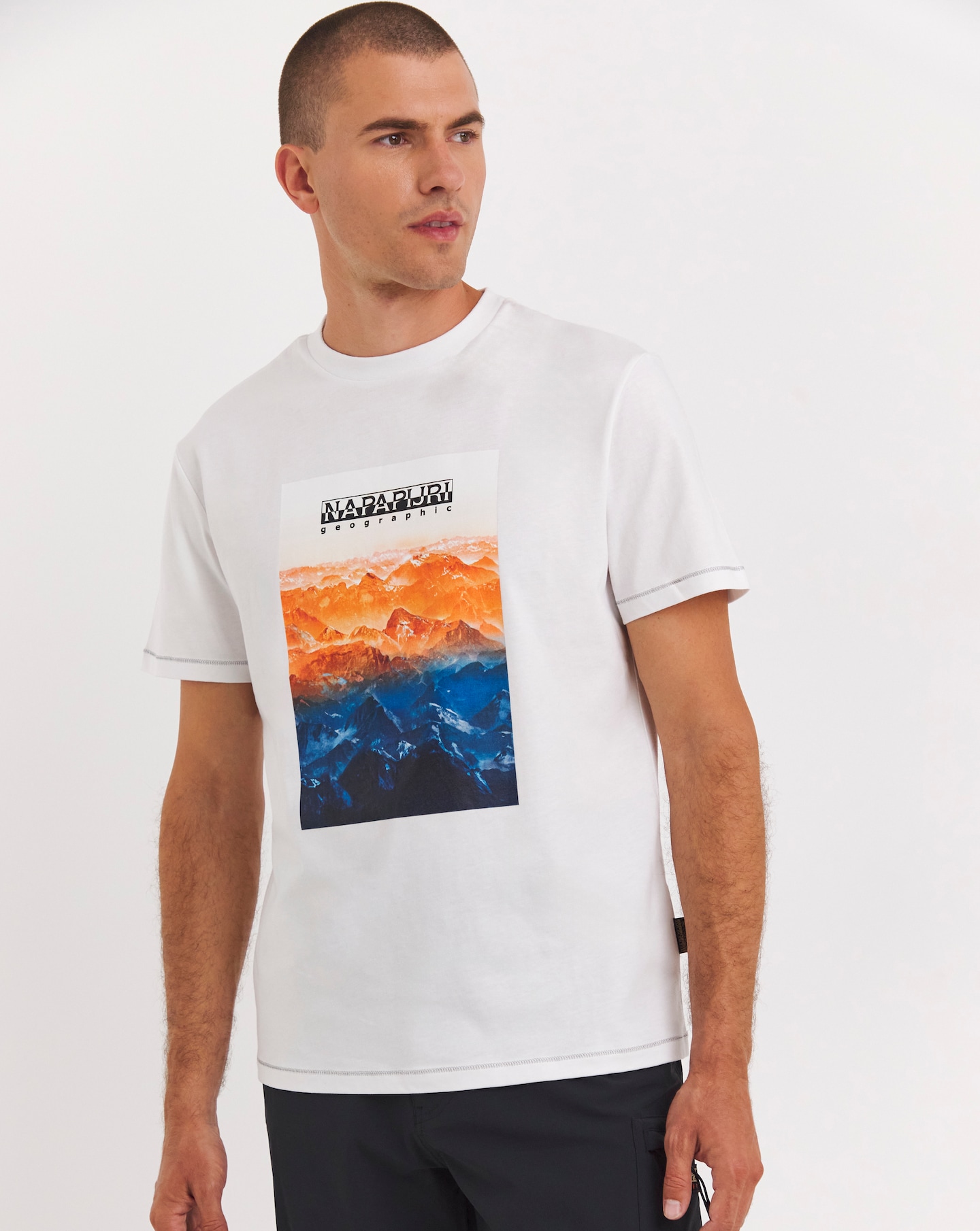 Napapijri Graphic T-Shirt - White