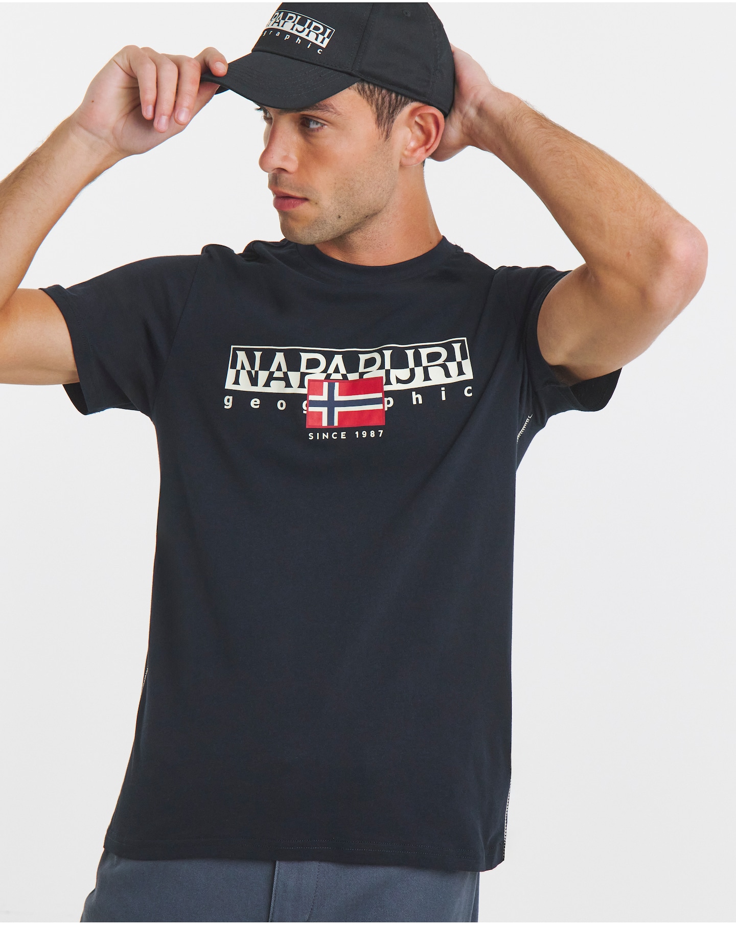 Napapijri Aylmer Logo T-Shirt - Black