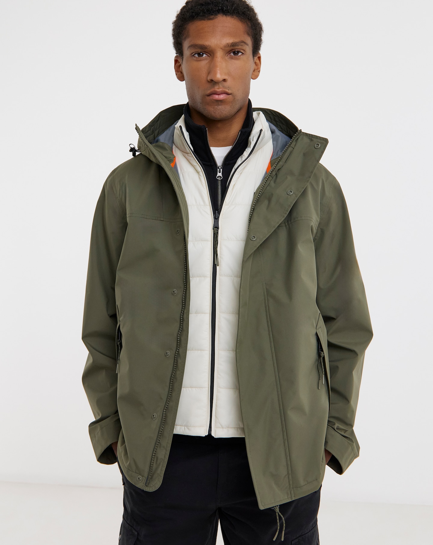 Napapijri Pilloz Coat With Gilet - Green