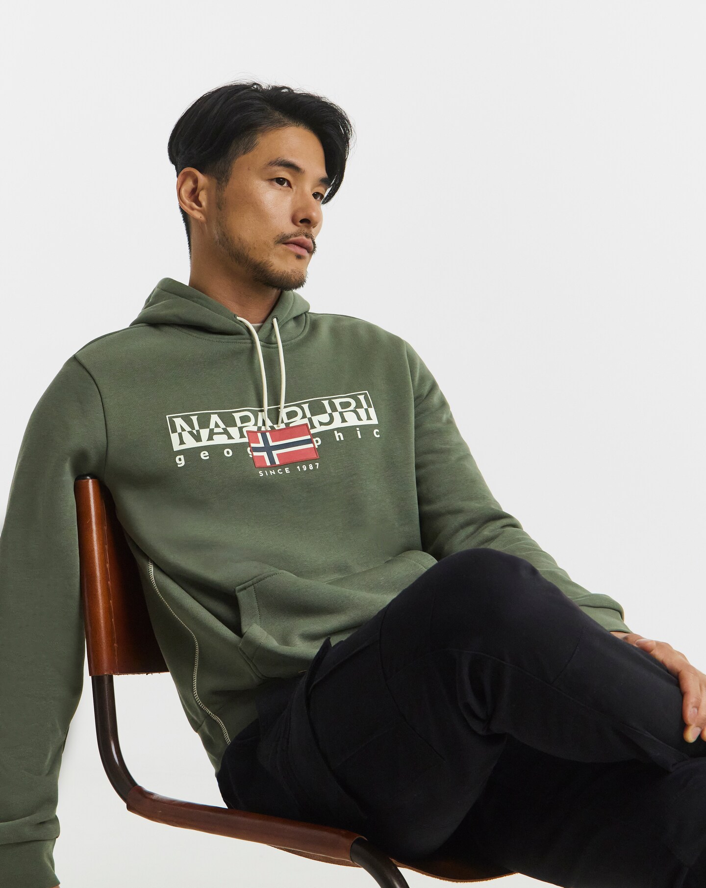 Napapijri Aylmer Core Hoodie - Green