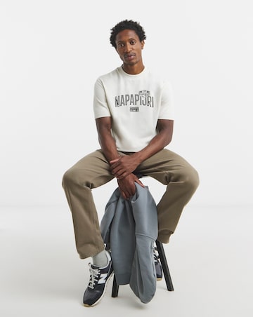 Napapijri Funes Graphic T-Shirt - White