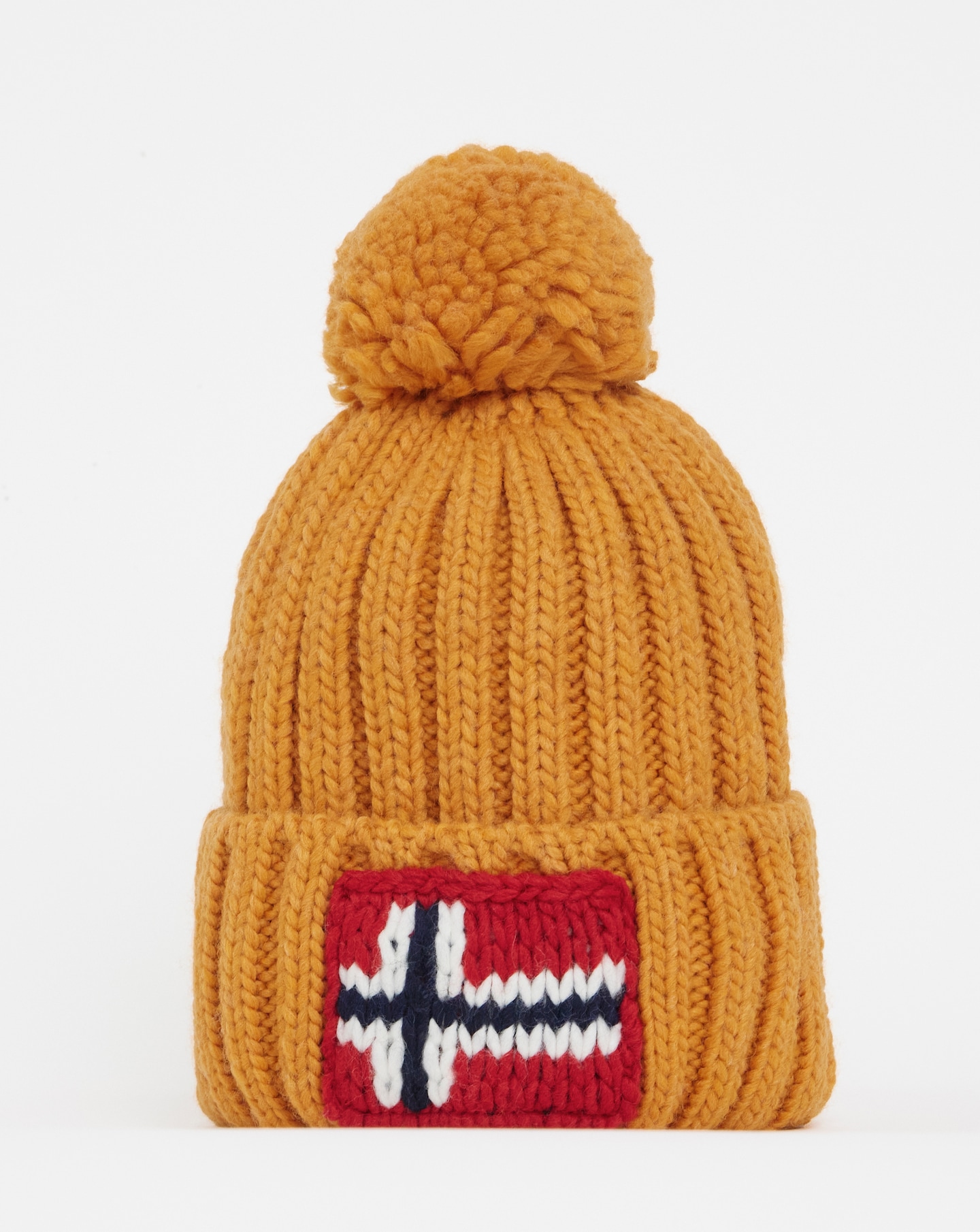 New In - Napapijri Semiury Bobble Beanie - Orange