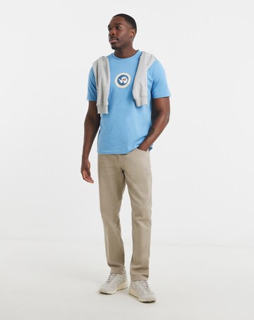 Napapijri Phos Short Sleeve T-Shirt - Blue
