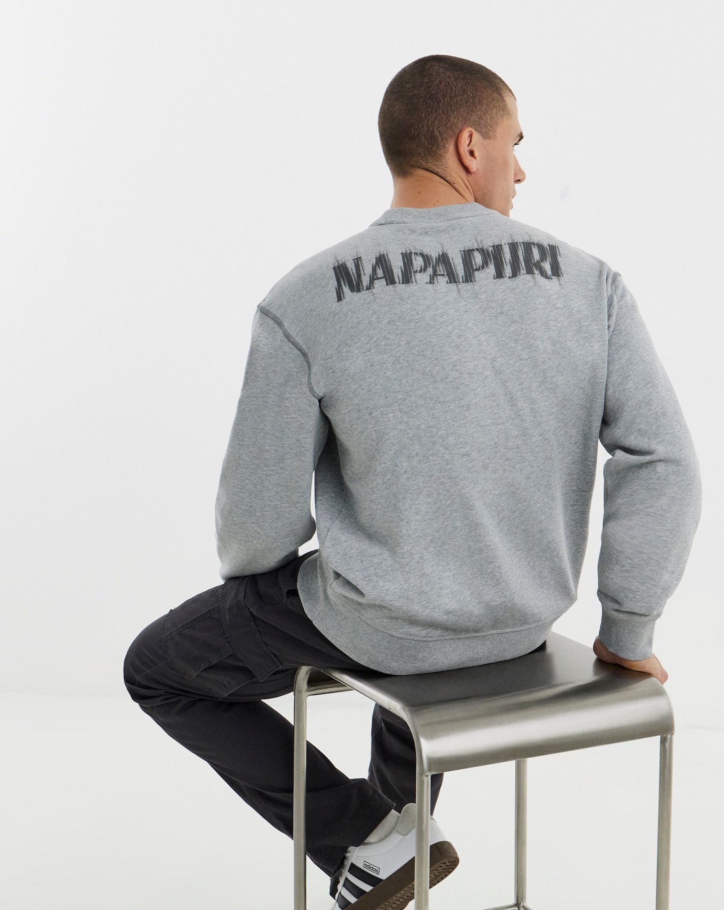 Napapijri Umbra Sweatshirt - Light Grey