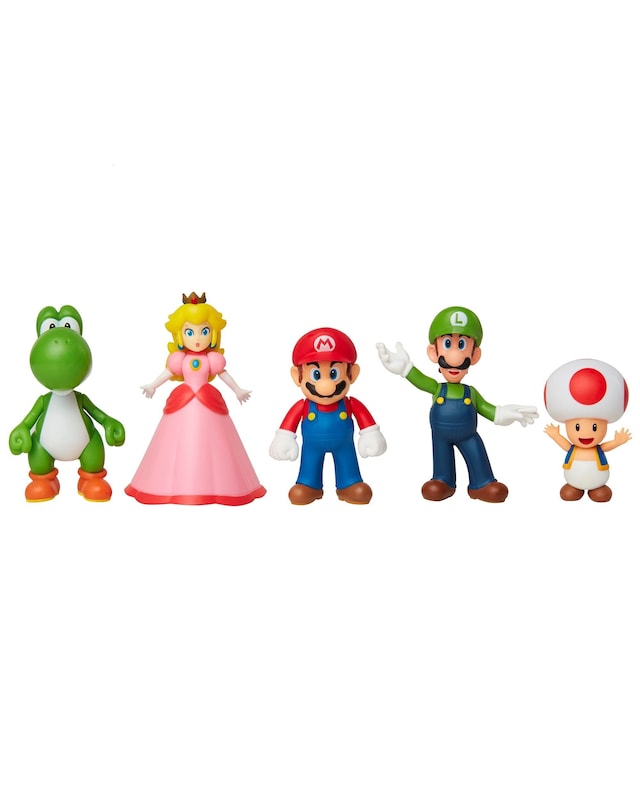 New In - Mario & Friends 2.5in Fig 5 Boxset