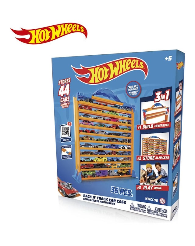 New In - Hot Wheels Rack N Track Car Case