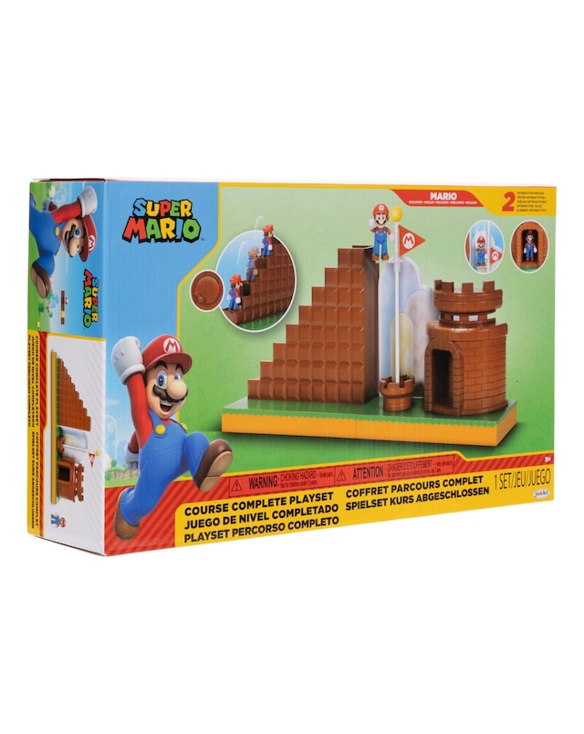 New In - Super Mario 2.5in Level End Playset