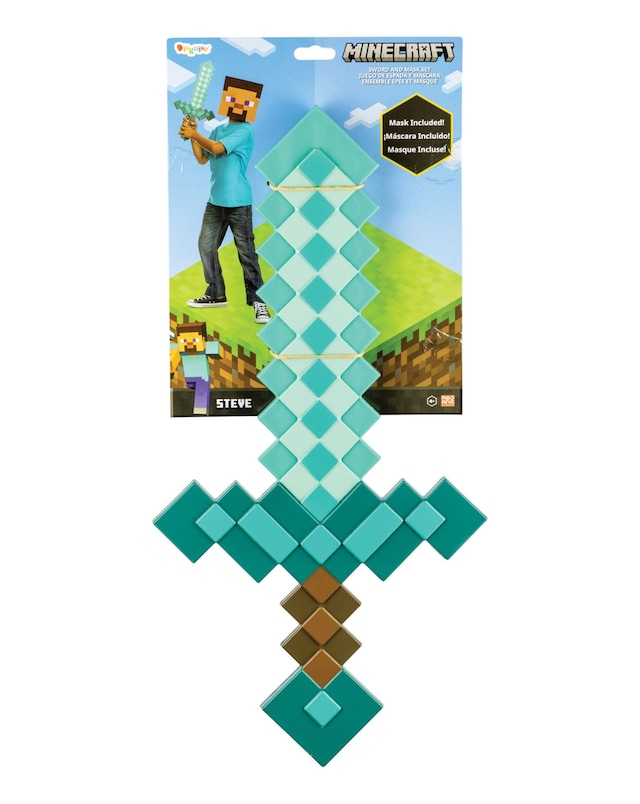 New In - Minecraft Sword & Mask Set