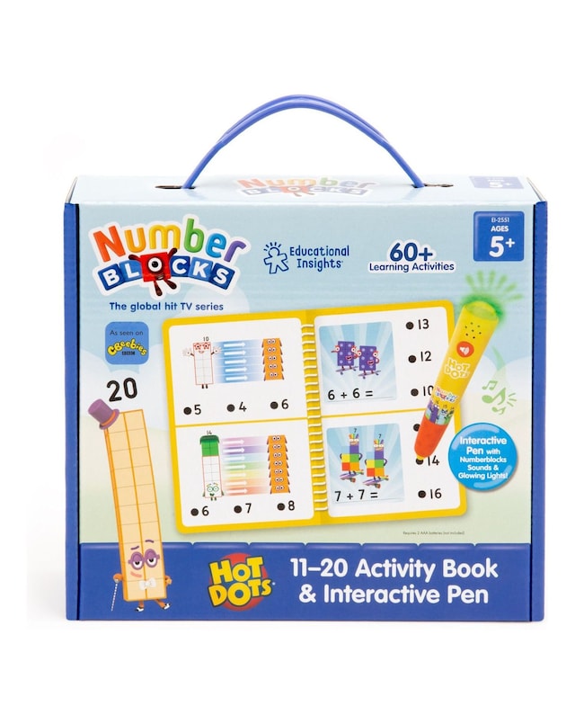 New In - Numberblocks Act Book & Interact Pen
