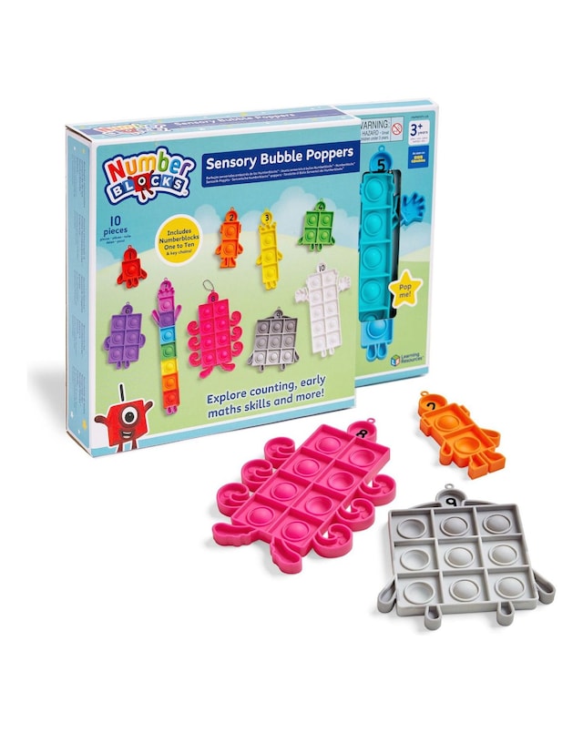 New In - Numberblocks Sensory Bubble Poppers