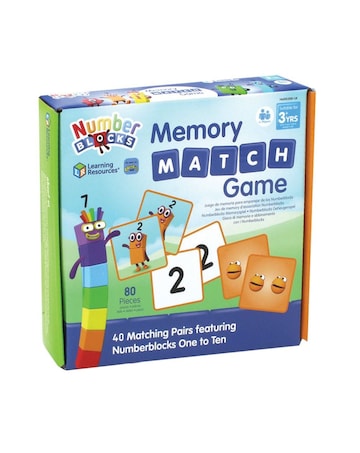 Numberblocks Memory Match Game