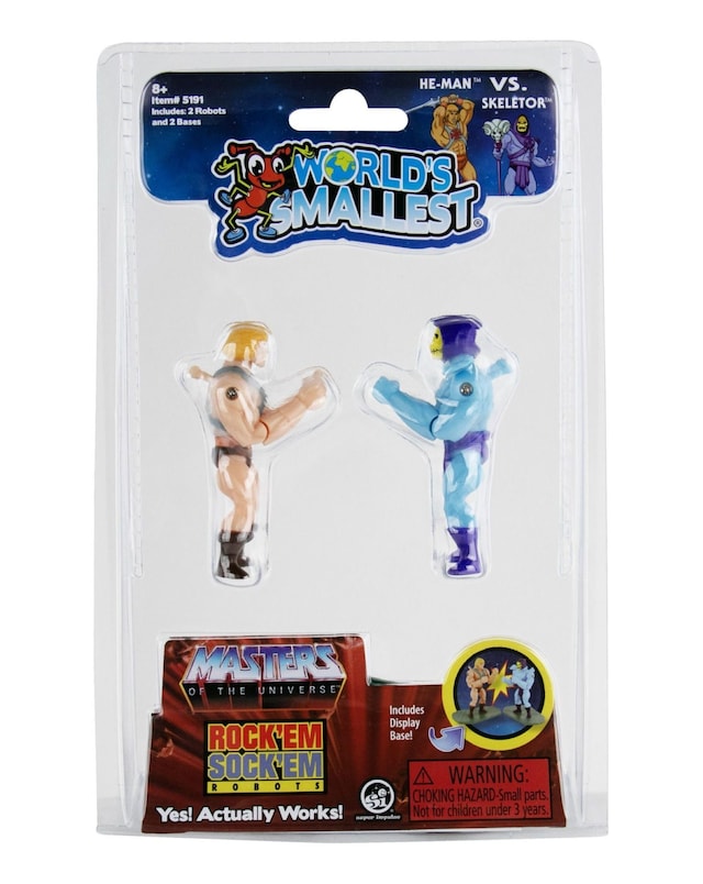 New In - World's Smallest - Rokem Sock Em MOTU