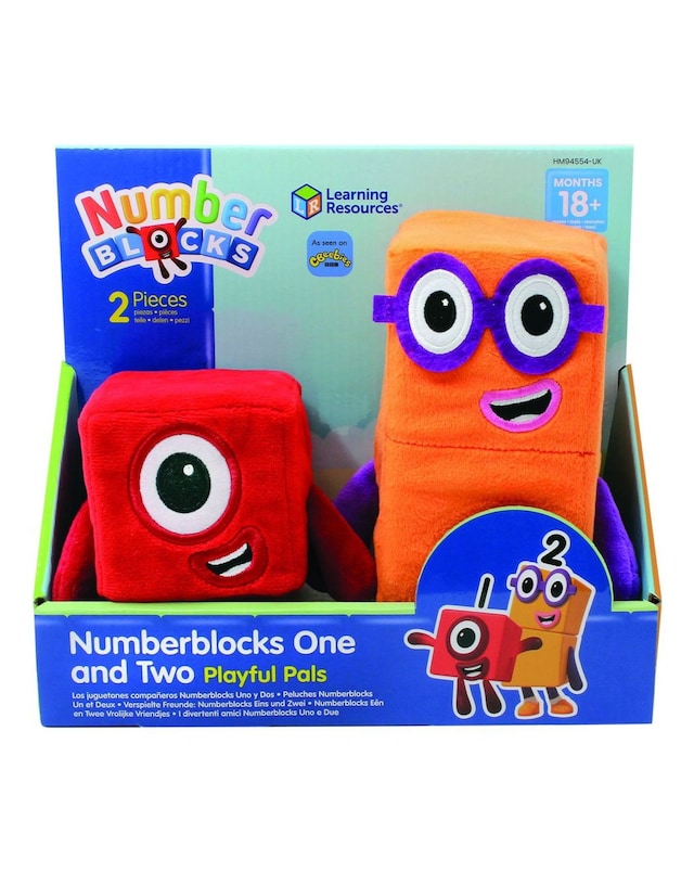 New In - Numberblocks One Two Playful Pals Plush