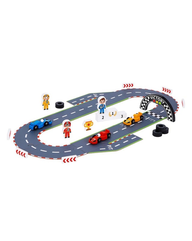 New In - Wooden Racing Game