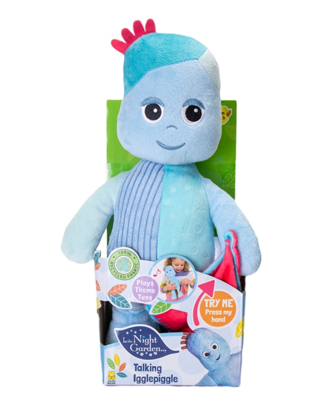New In - In Garden Igglepiggle Talking Soft Toy