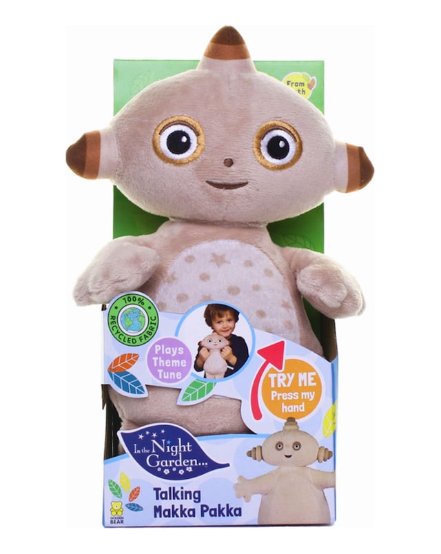 New In - In Garden Makka Pakka Talking Soft Toy