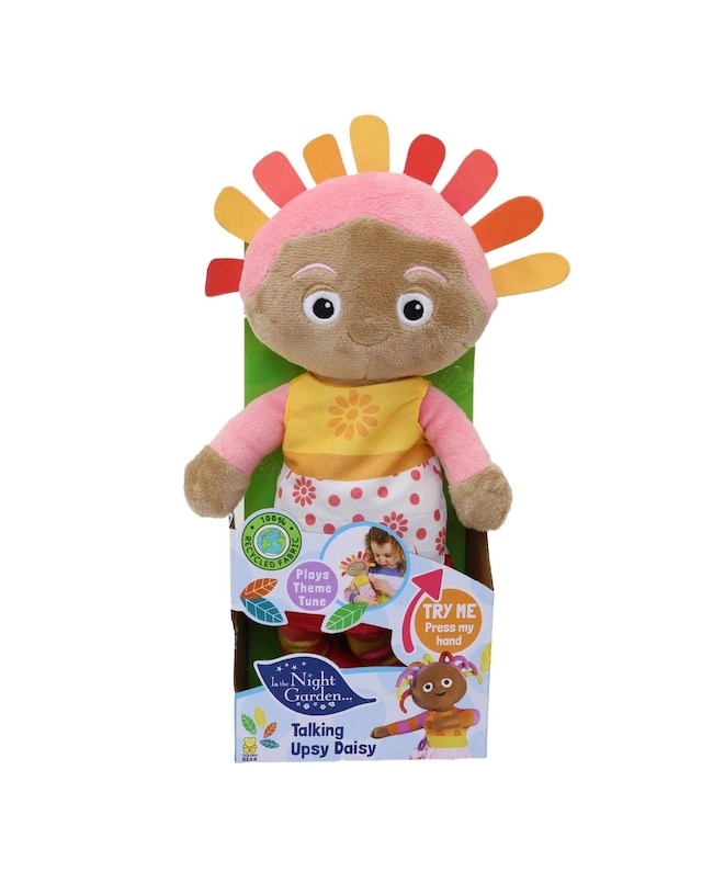 New In - In Garden Upsy Daisy Talking Soft Toy