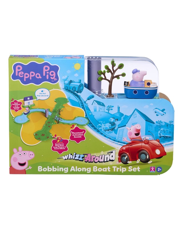 New In - PeppaPig Around Bobbing Along Boat Set