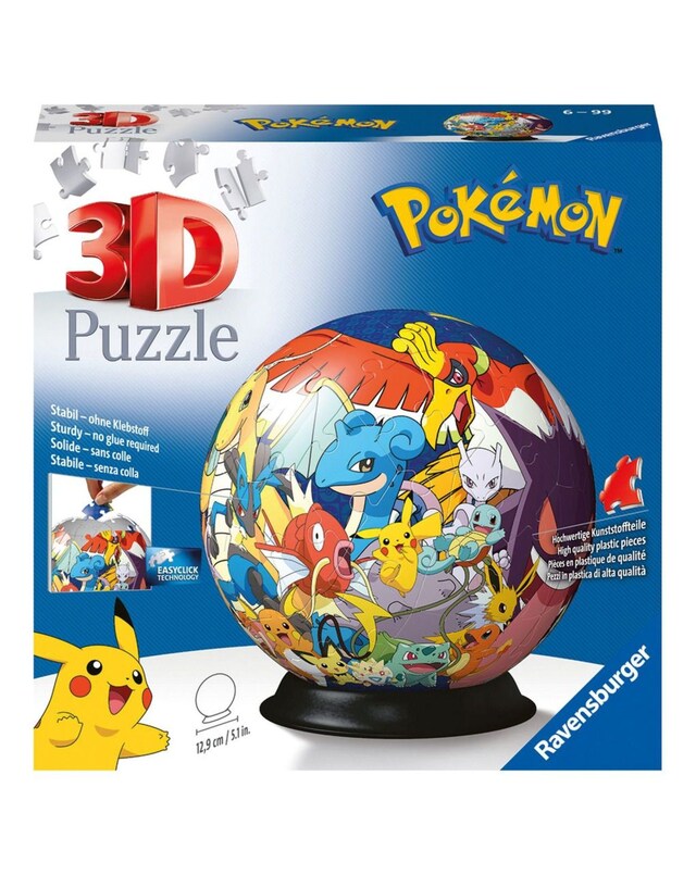New In - Pokemon 3D Puzzle, 72pc