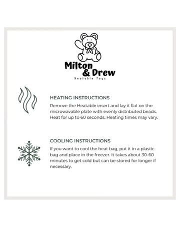 Milton & Drew Heatable Polar Cute Bunny