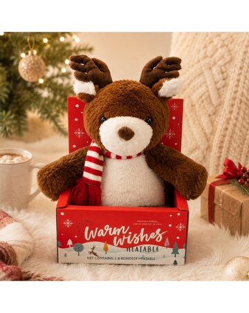 Milton & Drew Heatable Winter Scene Reindeer
