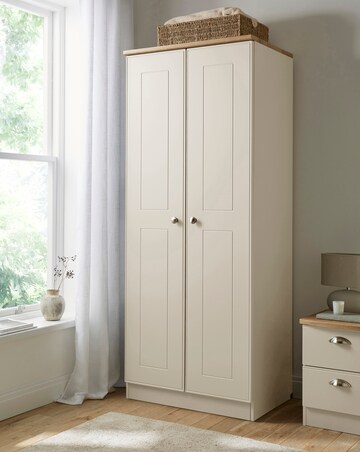 Brooke Ready Assembled 2 Door Wardrobe