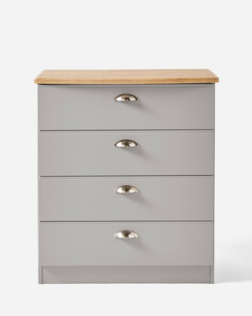 Brooke Ready Assembled 4 Drawer Chest