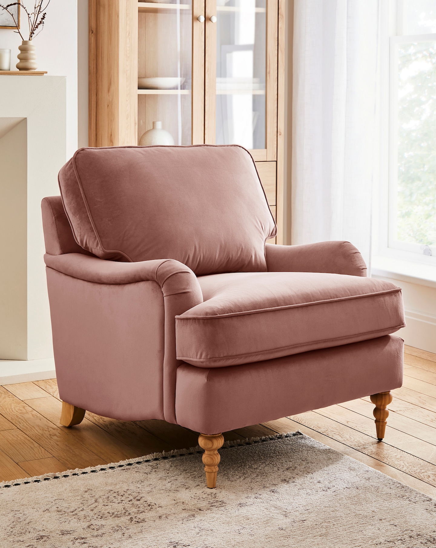 New In - Wisteria Velvet Armchair