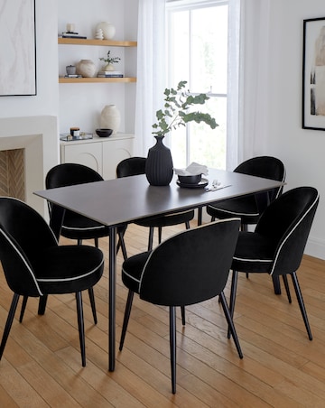 Hale Table with 6 Camille Chairs